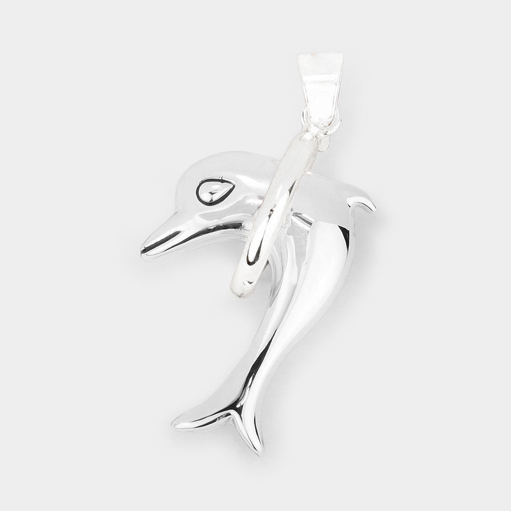 Metal Dolphin Pendant