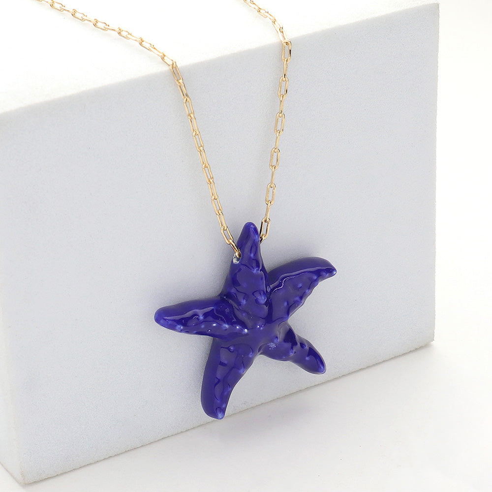 Women's Starfish Pendant Necklace