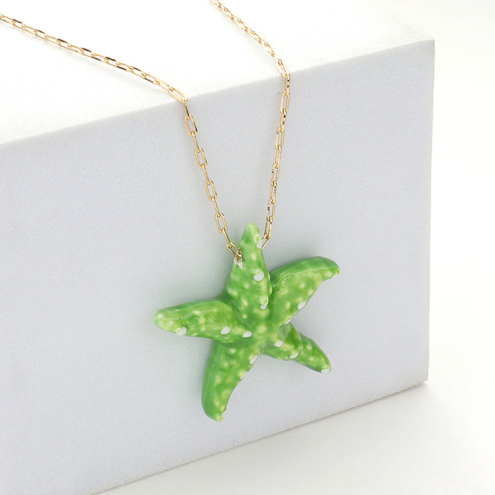 Women's Starfish Pendant Necklace
