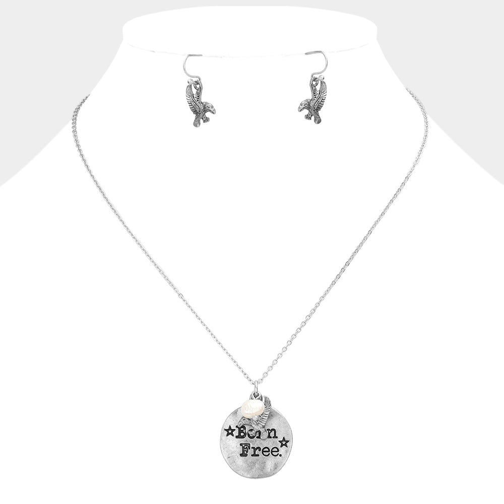 "Born Free" Charm Pendant Necklace