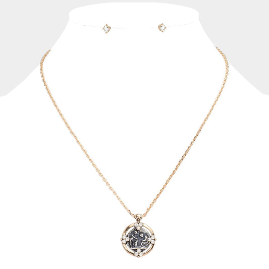 Collar de ángel "Fe Fuerza Coraje"