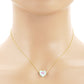 Sweet Talk Message Heart Pendant Necklace