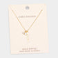 Gold Dipped CZ 'Love Me' Heart Pendant Necklace