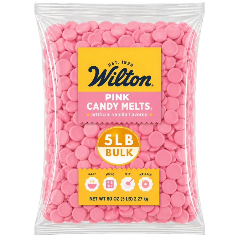 Wilton Pink Confectionery Melting Wafers – Bulk Value Bag