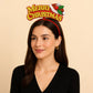 12PCS - Festive Holiday Lettering Message Headbands