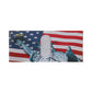 12PCS - American USA Flag Statue Of Liberty Printed Flat Money Case