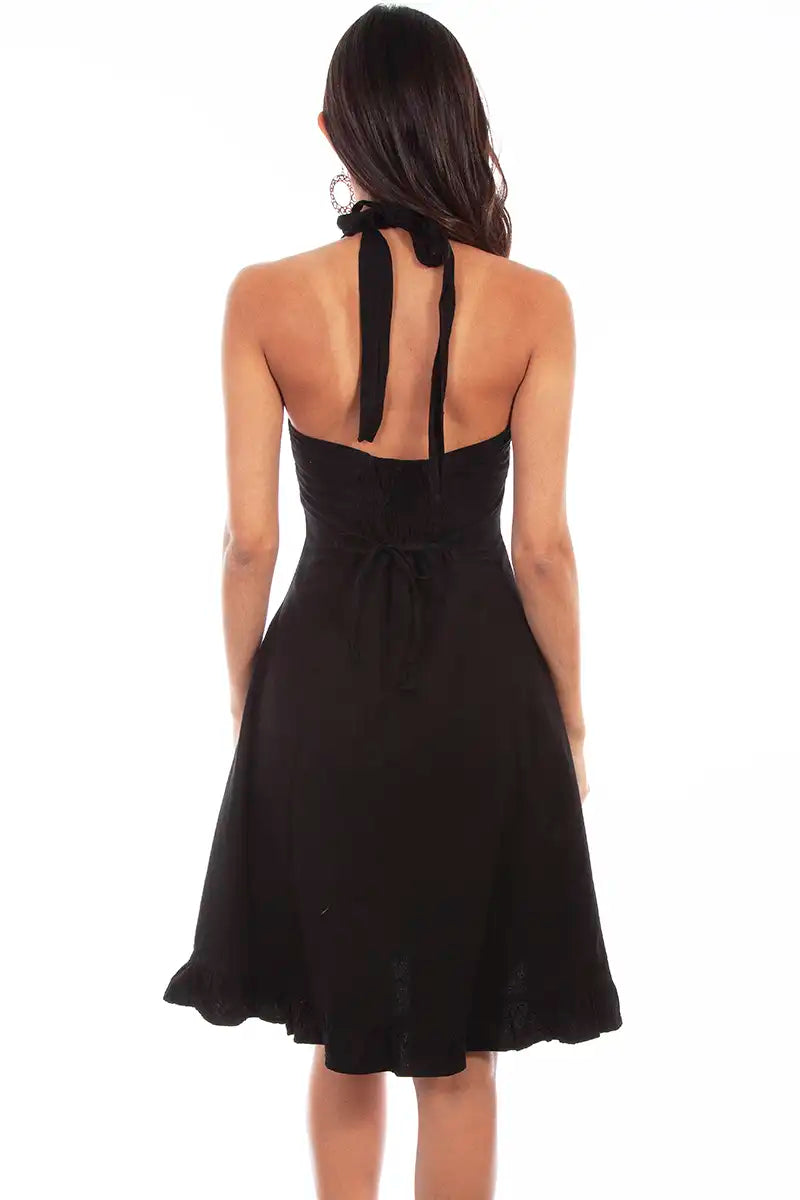 Vestido con escote halter Scully Cantina (PSL-053) - Vestido de verano para mujer (liquidación)