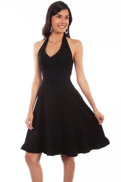 Vestido con escote halter Scully Cantina (PSL-053) - Vestido de verano para mujer (liquidación)
