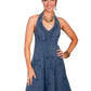 Vestido con escote halter Scully Cantina (PSL-053) - Vestido de verano para mujer (liquidación)