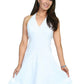 Vestido con escote halter Scully Cantina (PSL-053) - Vestido de verano para mujer (liquidación)