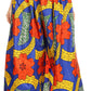 Sakkas Lanna Women's African Ankara Print Ankle Pants w/Pockets & Overlay Pull-up