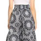 Sakkas Esme Women's African Ankara Flared Wide Leg Palazzo Pants with Pockets