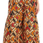 Sakkas Esme Women's African Ankara Flared Wide Leg Palazzo Pants with Pockets