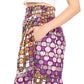 Sakkas Esme Women's African Ankara Flared Wide Leg Palazzo Pants with Pockets