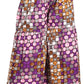 Sakkas Esme Women's African Ankara Flared Wide Leg Palazzo Pants with Pockets