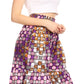Sakkas Esme Women's African Ankara Flared Wide Leg Palazzo Pants with Pockets