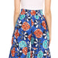 Sakkas Esme Women's African Ankara Flared Wide Leg Palazzo Pants with Pockets