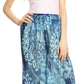 Sakkas Aline Tie-dye Wide-leg Palazzo Pants with Adjustable Waistband