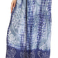 Sakkas Aline Tie-dye Wide-leg Palazzo Pants with Adjustable Waistband