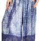 Sakkas Aline Tie-dye Wide-leg Palazzo Pants with Adjustable Waistband