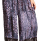 Sakkas Aline Tie-dye Wide-leg Palazzo Pants with Adjustable Waistband