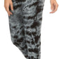 Sakkas Kuntah Long Elastic Waist Adjustable Tie Dye Washed Slim Skinny Pant