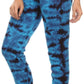 Sakkas Kuntah Long Elastic Waist Adjustable Tie Dye Washed Slim Skinny Pant