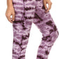 Sakkas Kuntah Long Elastic Waist Adjustable Tie Dye Washed Slim Skinny Pant
