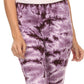 Sakkas Kuntah Long Elastic Waist Adjustable Tie Dye Washed Slim Skinny Pant