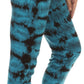 Sakkas Kuntah Long Elastic Waist Adjustable Tie Dye Washed Slim Skinny Pant