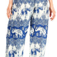 Sakkas Akilla Women's Loose Printed Yoga Elephant Pants Elastic Waist w/Pocket