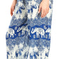 Sakkas Akilla Women's Loose Printed Yoga Elephant Pants Elastic Waist w/Pocket
