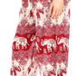 Sakkas Akilla Women's Loose Printed Yoga Elephant Pants Elastic Waist w/Pocket