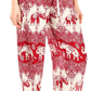 Sakkas Akilla Women's Loose Printed Yoga Elephant Pants Elastic Waist w/Pocket