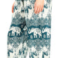 Sakkas Akilla Women's Loose Printed Yoga Elephant Pants Elastic Waist w/Pocket