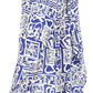 Sakkas Serilda Women's Loose Elephant Batik Boho Wide Leg Pants Elastic Waist