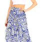 Sakkas Serilda Women's Loose Elephant Batik Boho Wide Leg Pants Elastic Waist