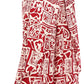 Sakkas Serilda Women's Loose Elephant Batik Boho Wide Leg Pants Elastic Waist