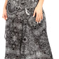 Sakkas Serilda Women's Loose Elephant Batik Boho Wide Leg Pants Elastic Waist