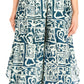 Sakkas Serilda Women's Loose Elephant Batik Boho Wide Leg Pants Elastic Waist