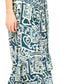 Sakkas Serilda Women's Loose Elephant Batik Boho Wide Leg Pants Elastic Waist