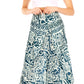 Sakkas Serilda Women's Loose Elephant Batik Boho Wide Leg Pants Elastic Waist