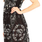 Sakkas Valdis Women's Boho Harem Loose Baggy Jumpsuit Pants Elephant Smock Elastic