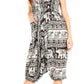 Sakkas Valdis Women's Boho Harem Loose Baggy Jumpsuit Pants Elephant Smock Elastic