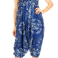 Sakkas Valdis Women's Boho Harem Loose Baggy Jumpsuit Pants Elephant Smock Elastic