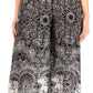 Sakkas Lilja Women's Loose Wide Leg Printed Elephant Pants Elastic Waist w/Pockets
