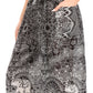 Sakkas Lilja Women's Loose Wide Leg Printed Elephant Pants Elastic Waist w/Pockets