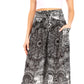 Sakkas Lilja Women's Loose Wide Leg Printed Elephant Pants Elastic Waist w/Pockets