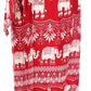 Sakkas Lilja Women's Loose Wide Leg Printed Elephant Pants Elastic Waist w/Pockets