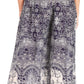Sakkas Lilja Women's Loose Wide Leg Printed Elephant Pants Elastic Waist w/Pockets